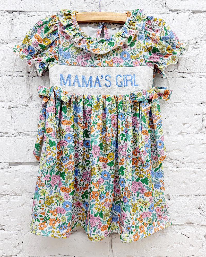 MAMA'S GIRL Embroidered Dress