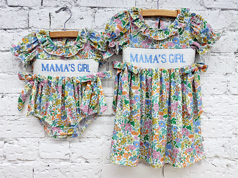 MAMA'S GIRL Embroidered Dress