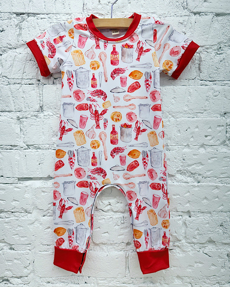 Crawfish Boil Romper