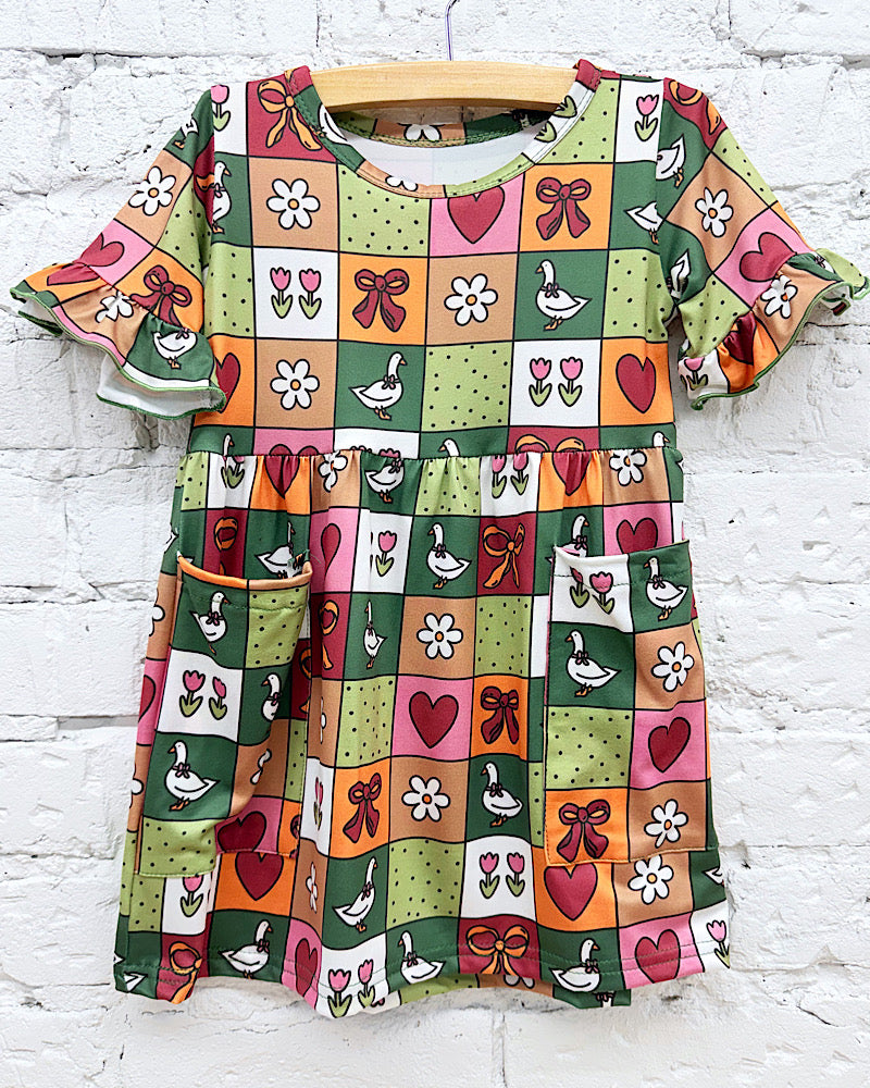 Little Goose Garden Dress