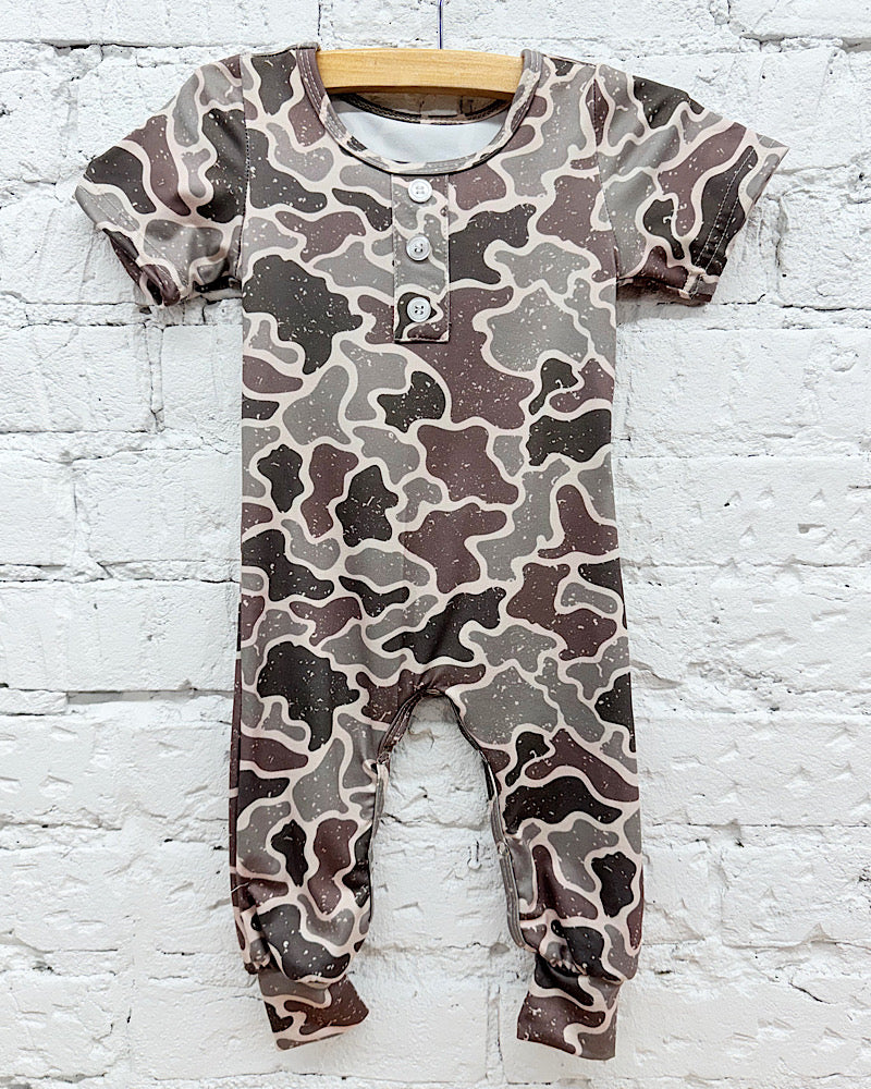 Hide Away Camo Onesie