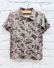 Hide Away Camo Button-Up