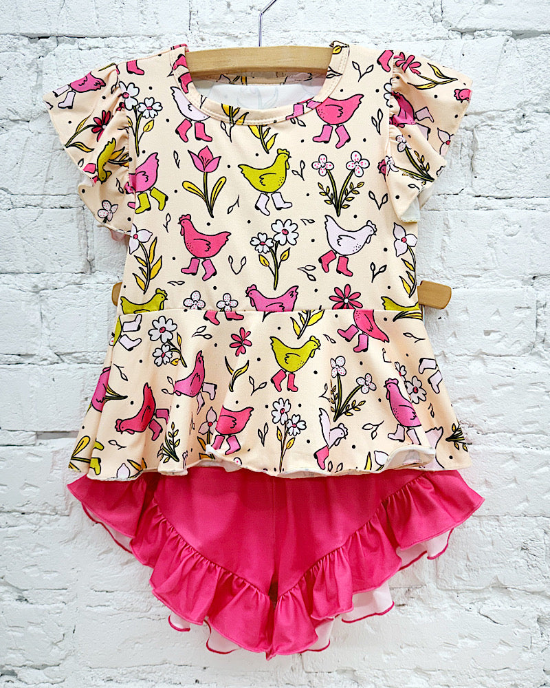 Chick'n Boots 2pc Set