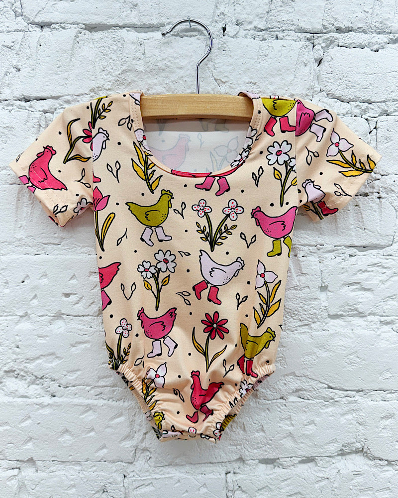 Chick'n Boots Onesie