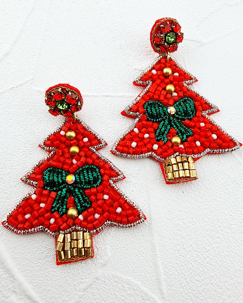 Warm Wishes Tree Earrings