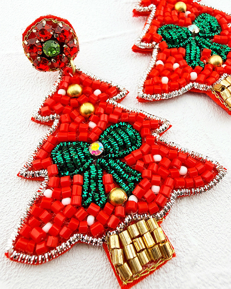 Warm Wishes Tree Earrings