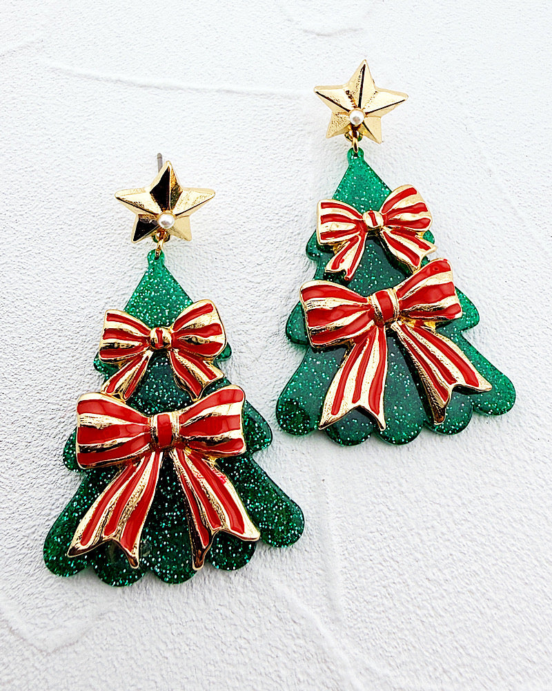 Verry Merry Tree Earrings