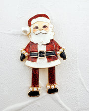 Ho Ho Ho Santa Brooch