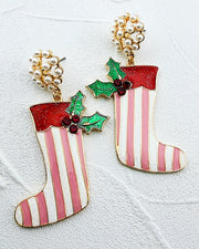 And The Stockings Were Hung Earrings