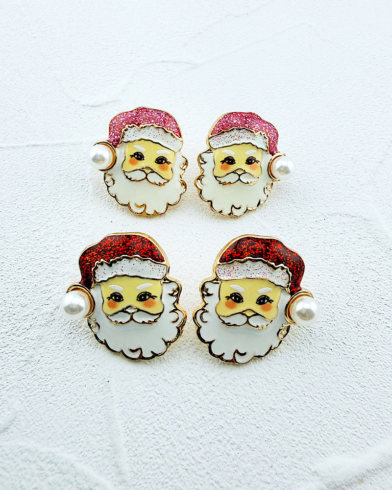 Ho Ho Ho Santa Studs