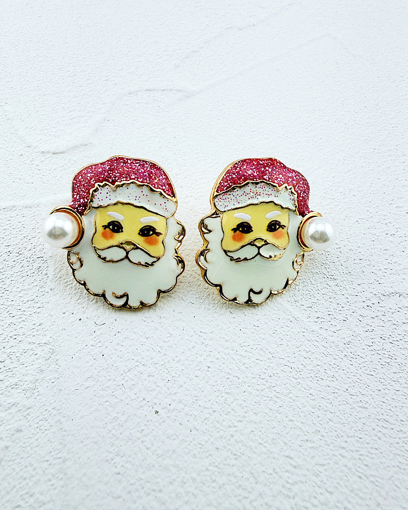 Ho Ho Ho Santa Studs