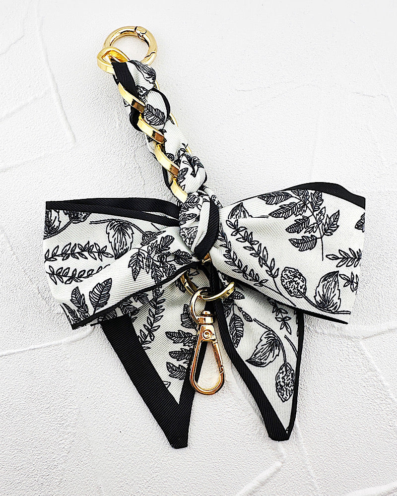 Vintage Bow Bag Charm
