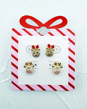 Rudolph Earring Duo