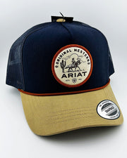Ariat Navy Desert Scene Cap