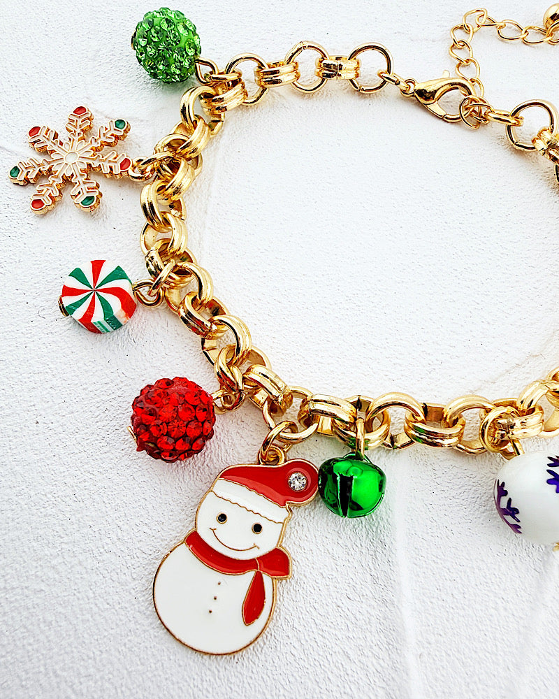 Up To Snow Good Charm Bracelet