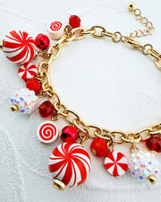 Peppermint Wishes Charm Bracelet