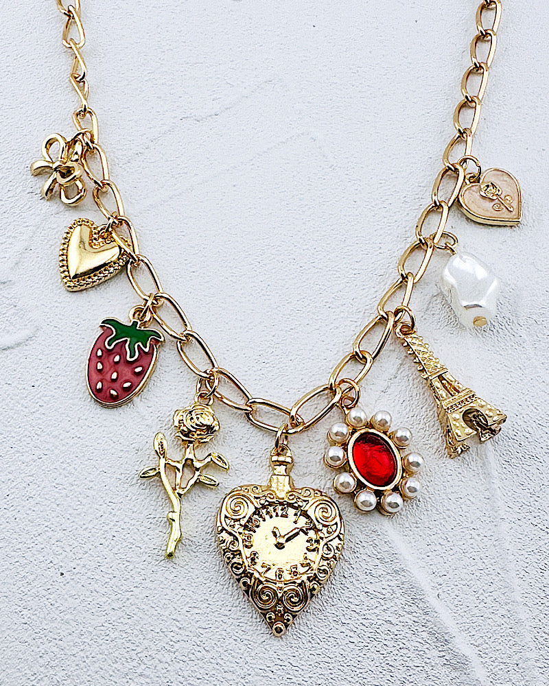 Paris Charm Necklace