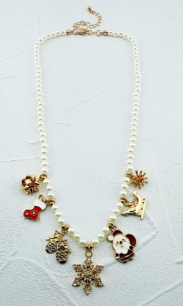 Jolly Good Vibes Charm Necklace