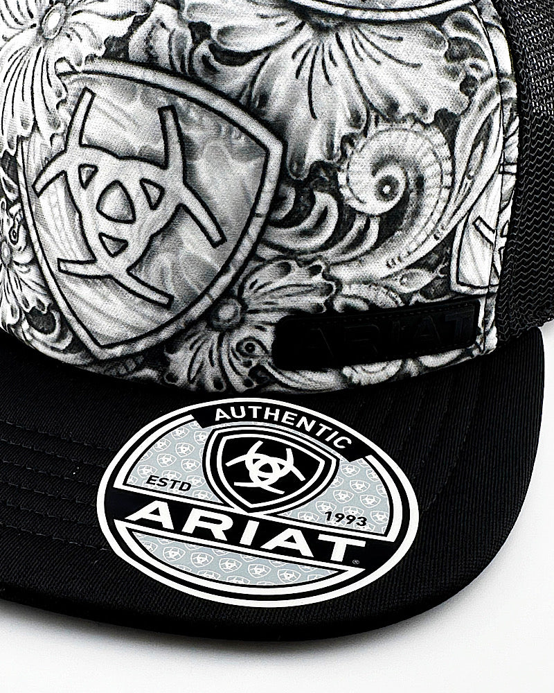 Ariat Tattoo Sketch Trucker Cap