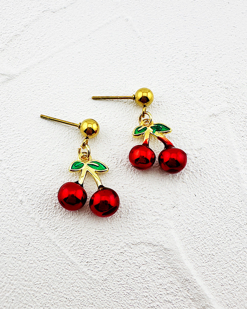 Cherry Good Vibes Earrings