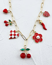 Cherry On Top Charm Necklace