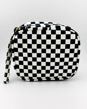 Checkered Zip Case