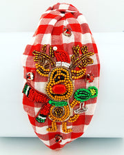 Red Nosed Reindeer Headband