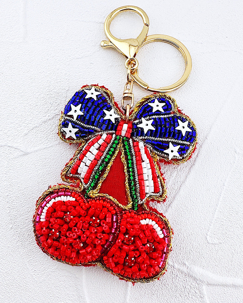 Sweet Cherry Pie Keychain