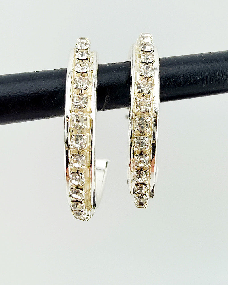 Sybil Rhinestone Hoops