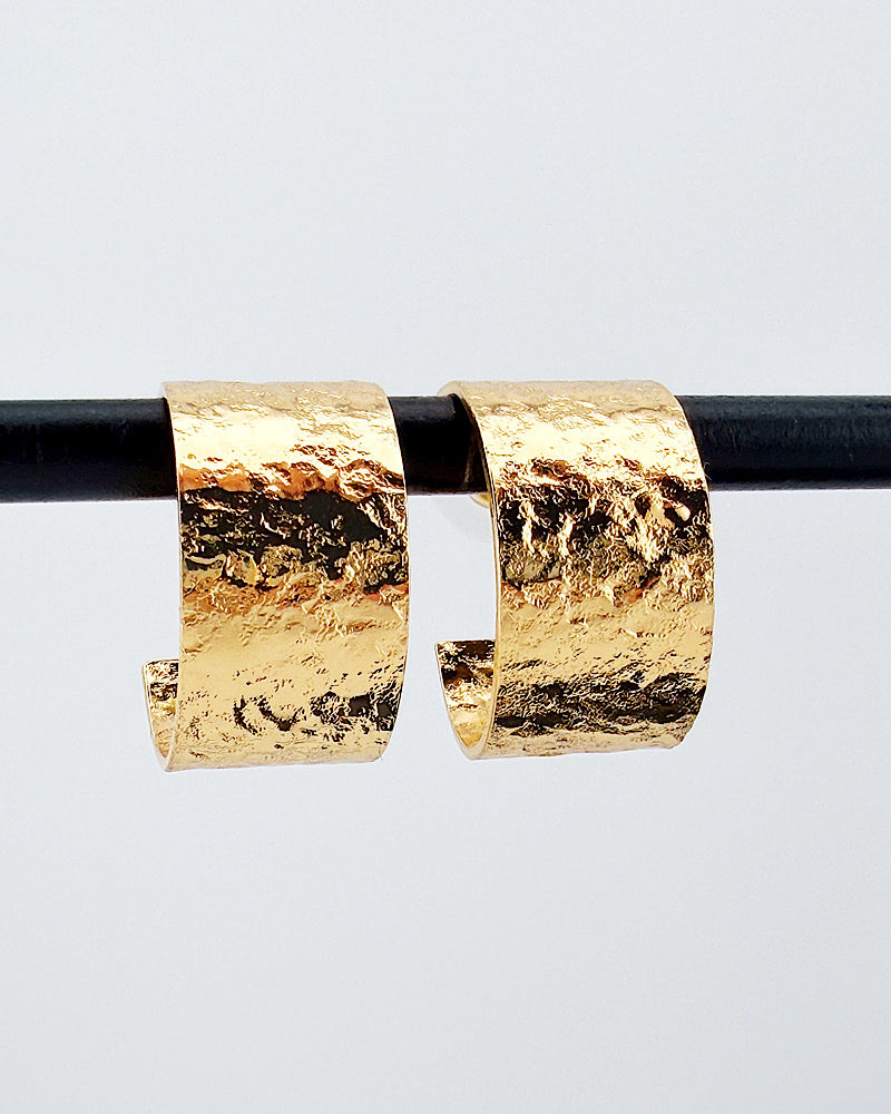 Hattie Hammered Hoops