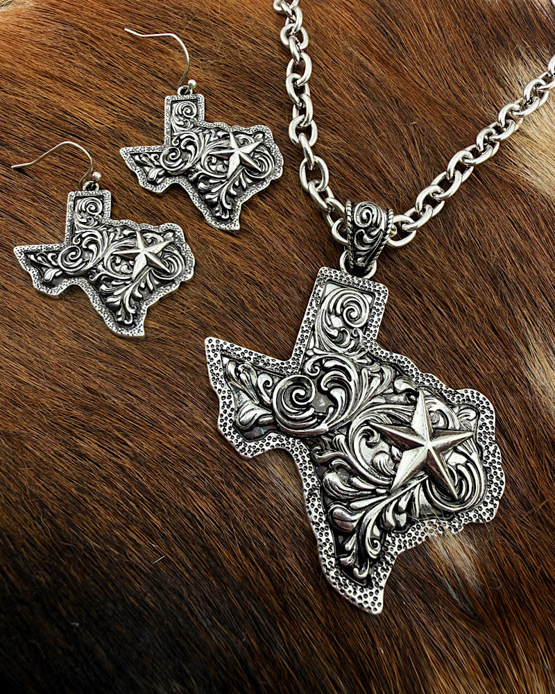 Love For Texas Necklace Set