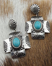 Outlaw Cross Earrings