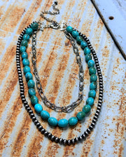 Untamed Three Strand Necklace