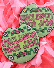 Unclench Your Jaw Car Coaster Set