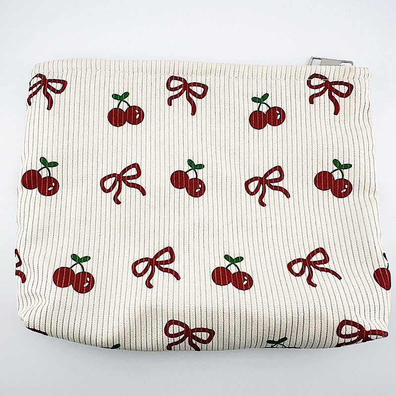 Cherries Large Zip Pouch