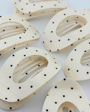 Polka Dot Flat Hair Clip