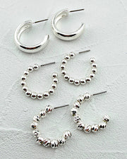 The Essential Silver Hoop Trio