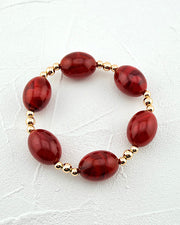 Lulu Cranberry Bracelet