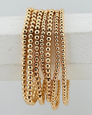CeCe Gold 7pc Bracelet Stack