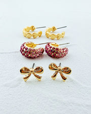 Sweetheart Earring Trio