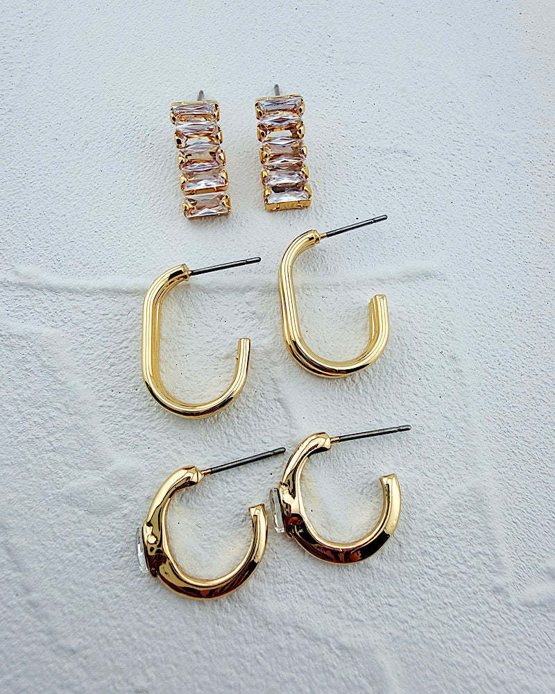 Effortless Earring Trio