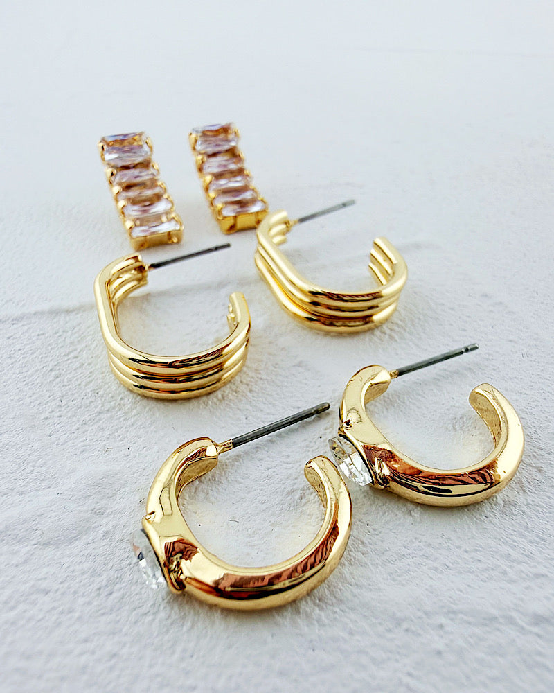 Effortless Earring Trio