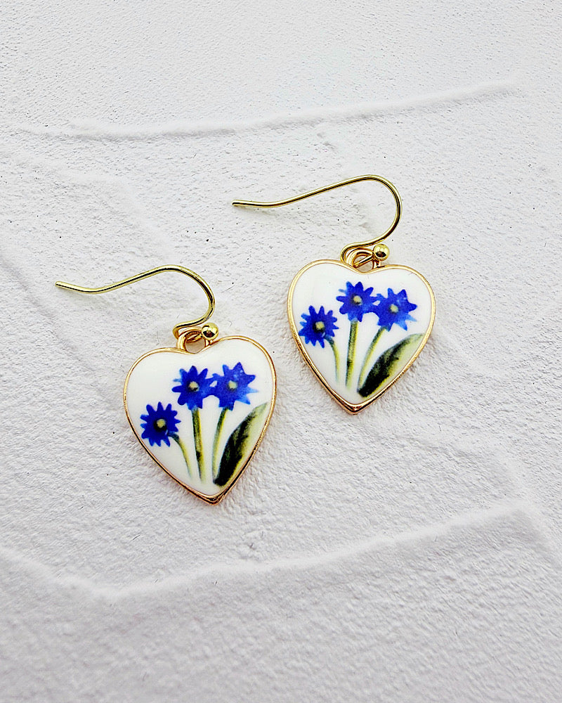 Indigo Blossom Earrings
