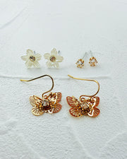 Garden Whispers Earring Trio
