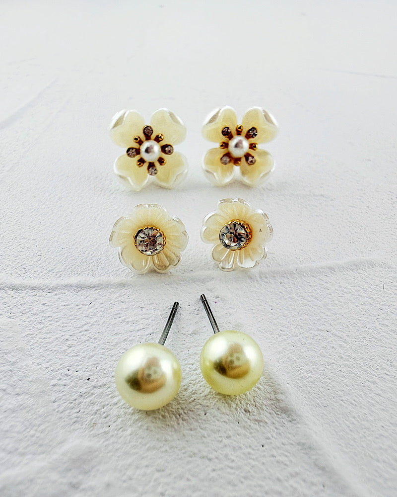 Petal Pixie Earring Trio