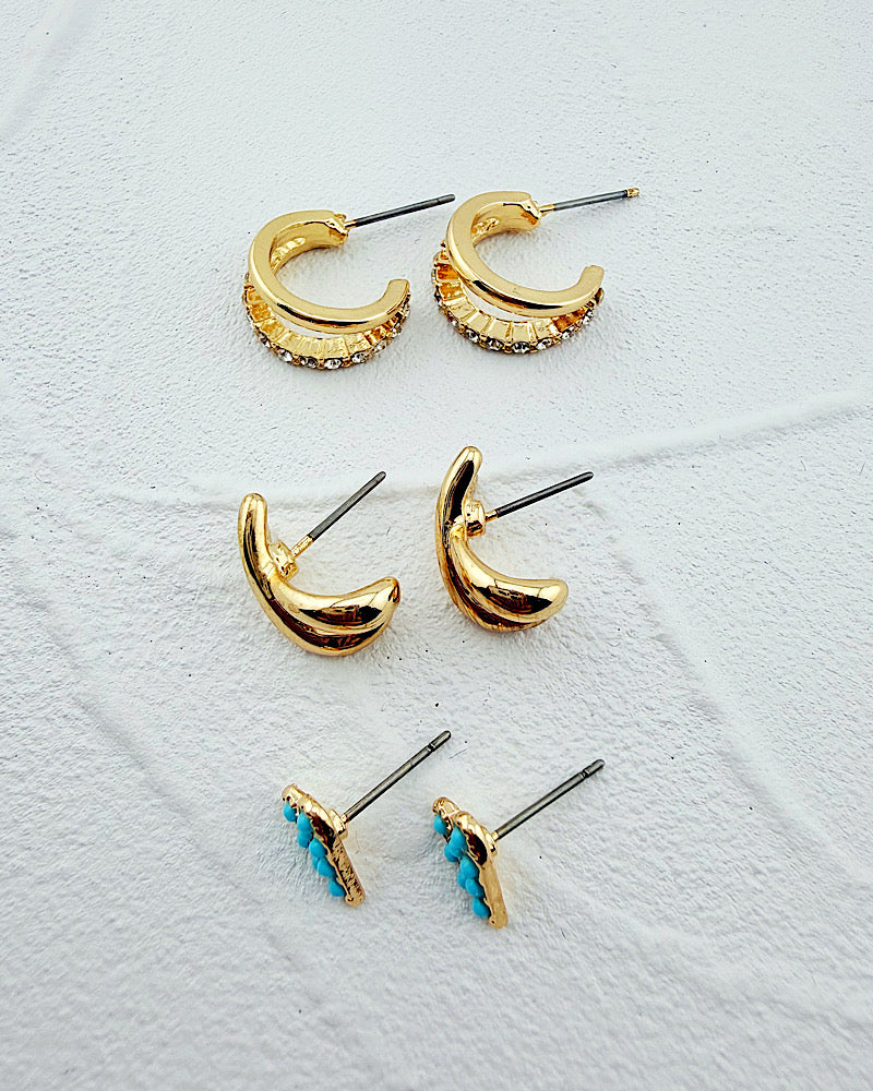 Heart & Soul Earring Trio