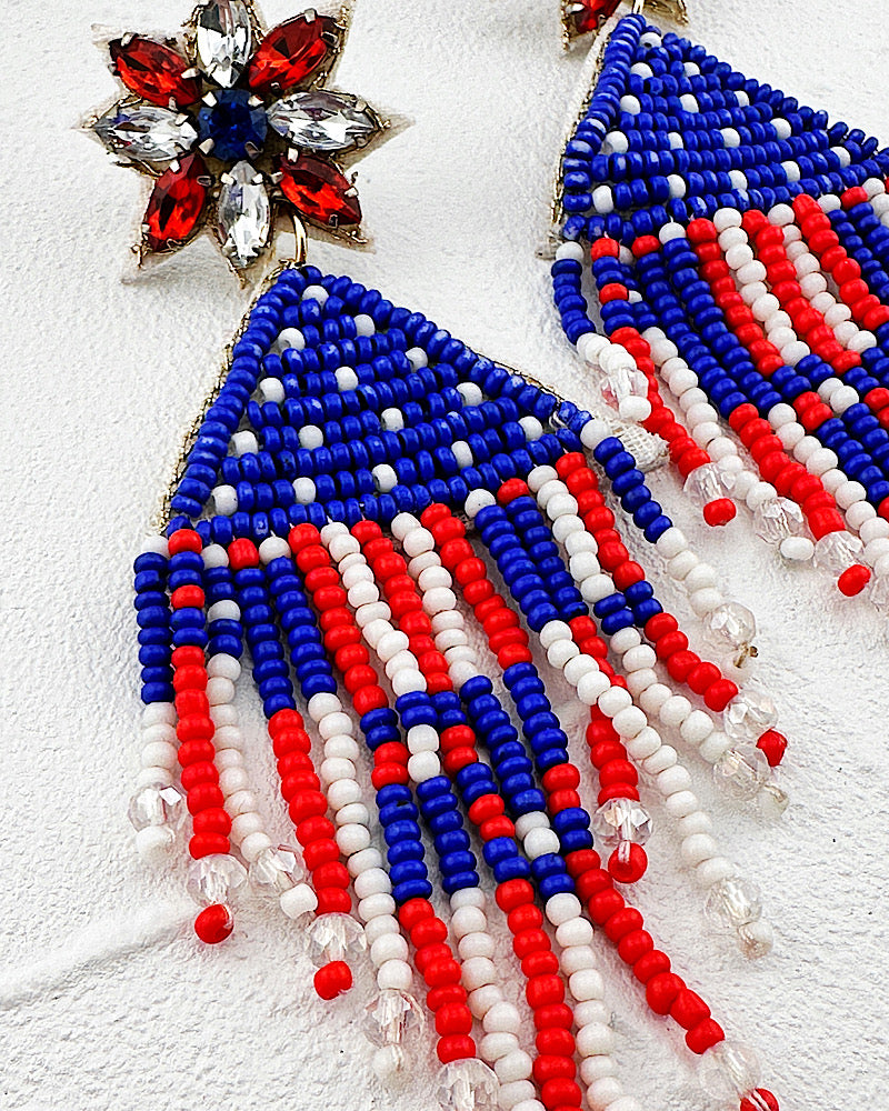 Freedom Beaded Earrings