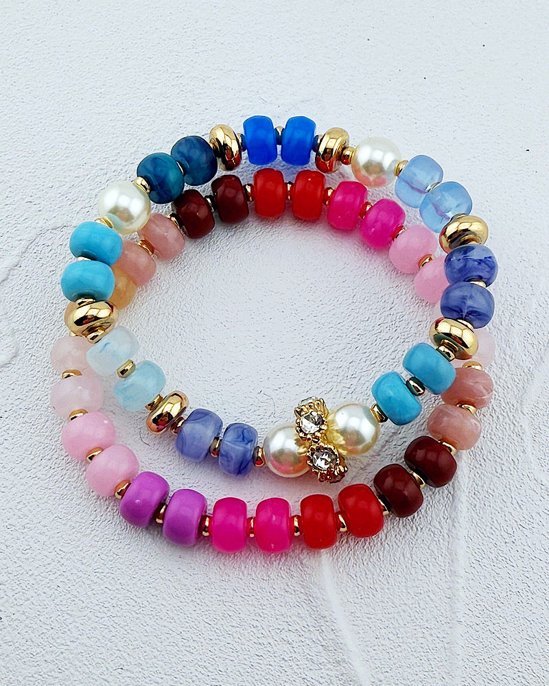 Tidal Glow 2pc Bracelet Stack