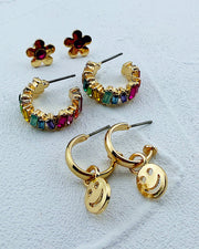 Happy Go Lucky Earring Trio
