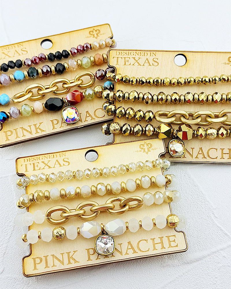 Kamille Chunky 4pc Bracelet Stack